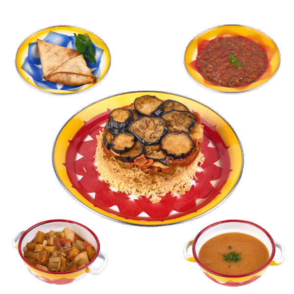 素食餐桌（Maqluba）