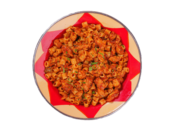 Chicken with macrona